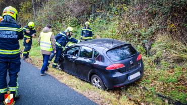 50 Meter lange Ölspur auf der A2