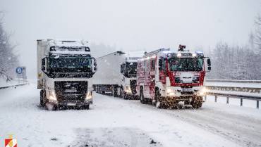 Schneechaos – Feuerwehr Mooskirchen im Dauereinsatz