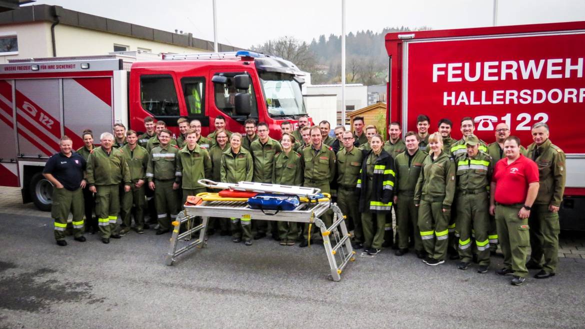 Abschnitts-Sanitätsschulung in Hallersdorf