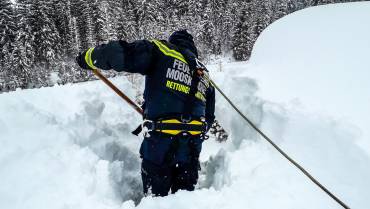 KHD Schneeeinsatz in Bad Mitterndorf