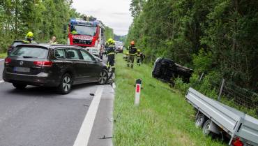 Schwerer Verkehrsunfall am A2 Zubringer Mooskirchen