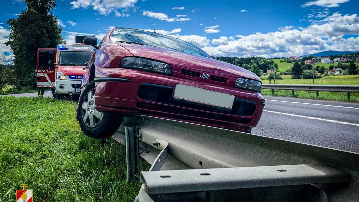 Glück im Unglück am A2-Zubringer Mooskirchen!