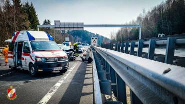 Schwerer Verkehrsunfall auf der A2 Südautobahn