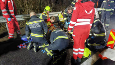 Menschenrettung auf der A2