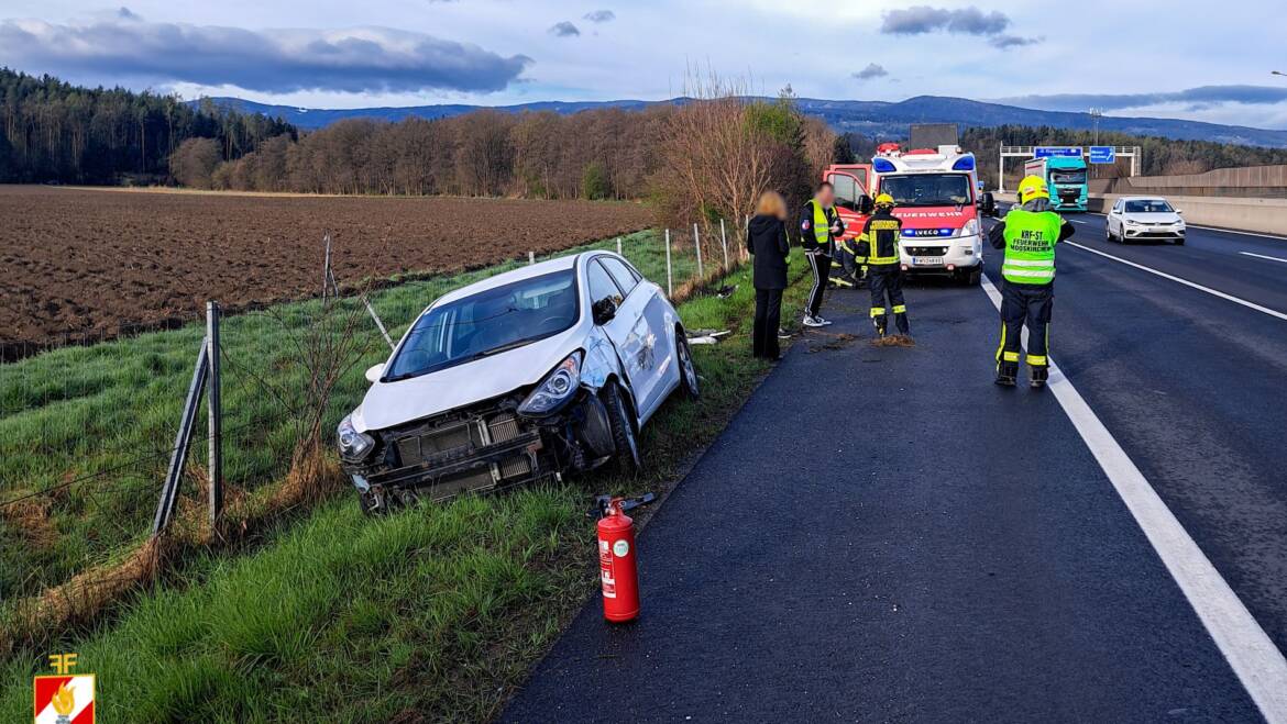 Verkehrsunfall auf der A2