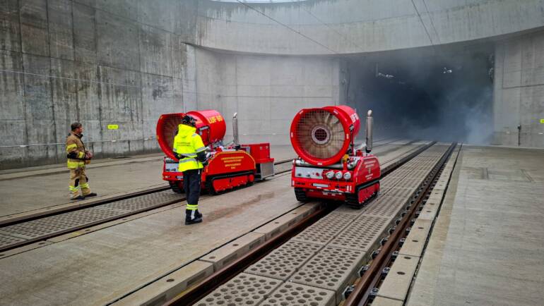 LUF60 Übung – Flughafentunnel Graz