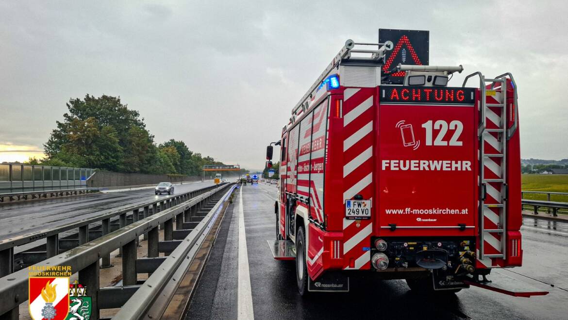 Weiterer Einsatz auf der Südautobahn!