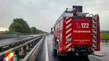 Weiterer Einsatz auf der Südautobahn!