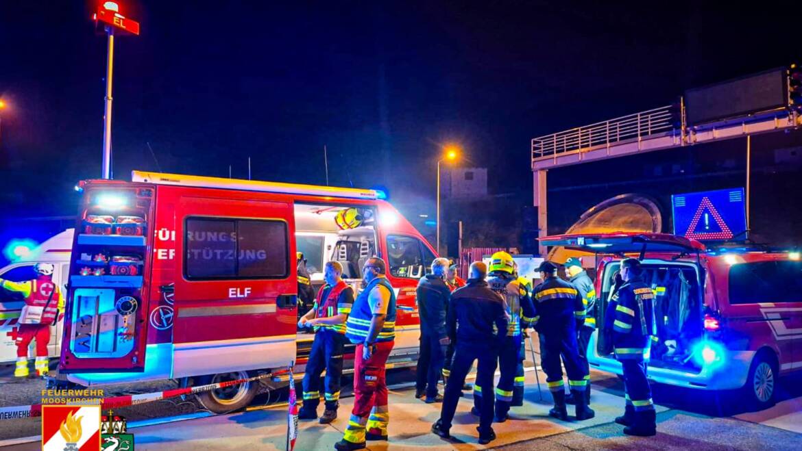 Großübung im Herzogbergtunnel auf der A2!