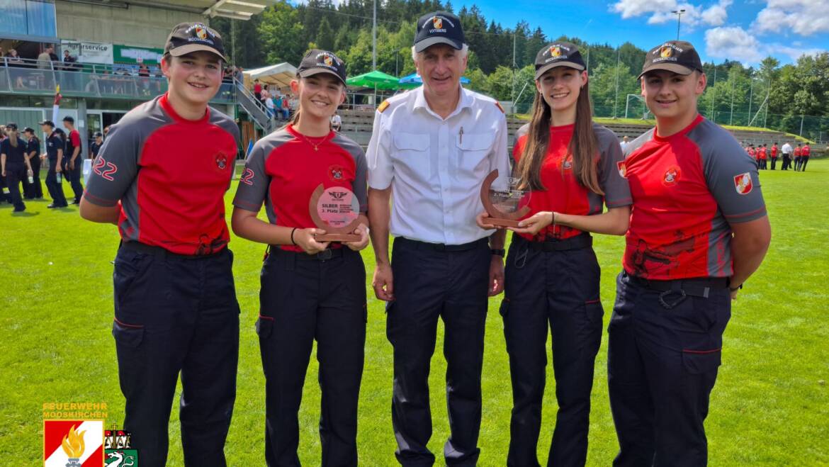Feuerwehrjugend – Zweimal Stockerlplatz beim Bewerb in Stallhofen!